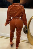 Black Casual Zipper Collar Long Sleeve Crop Tops And Sweatpants Sportwear Two Pieces Jogger Sets