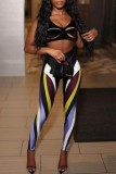 Black Sexy Hot Solid Color Hollow Out Backless V Neck Tops