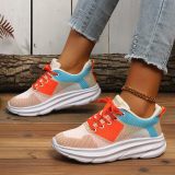 Grey Casual Sportswear Patchwork Belted Round Comfortable Out Door Sport Shoes