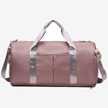 Deep Pink Casual Sportswear Solid Color Patchwork Zipper Bags