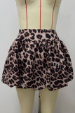 Black And White Casual Print Patchwork Loose Mid Waist Speaker Full Print Bottoms