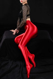 Coffee Sportswear Solid Color Patchwork