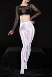 Coffee Sportswear Solid Color Patchwork