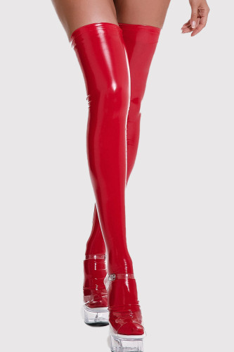 Red Sexy Solid Color Patchwork Lingerie