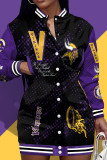 Yellow Steeler Dress New Orleans Saints Varsity Jacket Dress American Football Short Sleeve Summer Snap Button Jersey T Shirt Dress
