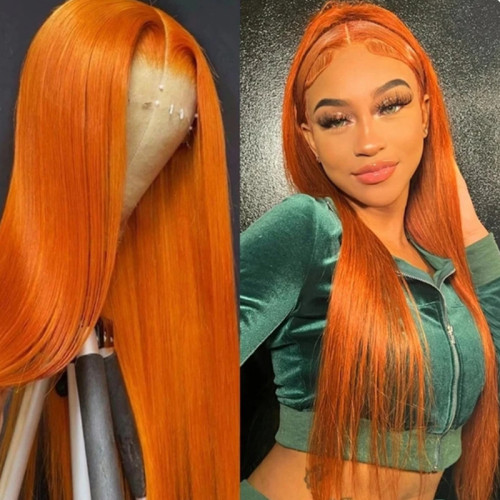 Straight Hair Daily Solid Color Patchwork Wigs
