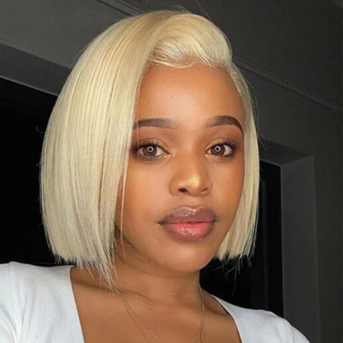 Gold Casual Daily Solid Color Patchwork Wigs