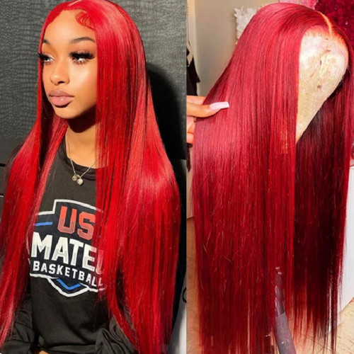 Straight Hair Daily Solid Color Patchwork Wigs