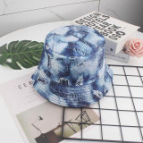 The cowboy blue Daily Print Patchwork Hat