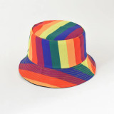 Yellow Daily Print Patchwork Hat