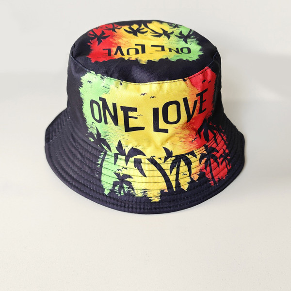 Yellow Daily Print Patchwork Hat