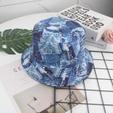 The cowboy blue Daily Print Patchwork Hat