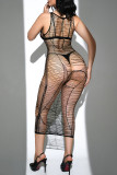 Black Sexy Hollow Out Lingerie