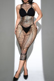 Black Sexy Hollow Out Lingerie