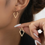 Gold Daily Hollow Out Earrings(Three Sets)