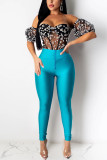 Jacinth Fashion Casual Skinny Solid Bottoms