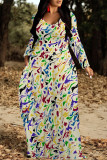 Zebra Casual Zebra Print Snakeskin Print Pocket Contrast O Neck Printed Dresses
