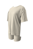 Black Casual Solid Color Patchwork O Neck Short Sleeve Two Pieces