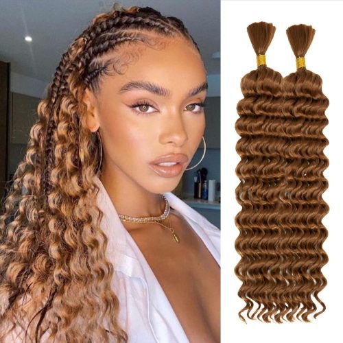 Brown Casual Daily Solid Color Patchwork Wigs