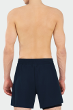Black Sportswear Letters Pocket Board Shorts