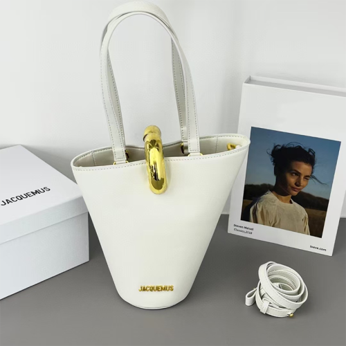 White Daily Letters Metal Accessories Trim Bags