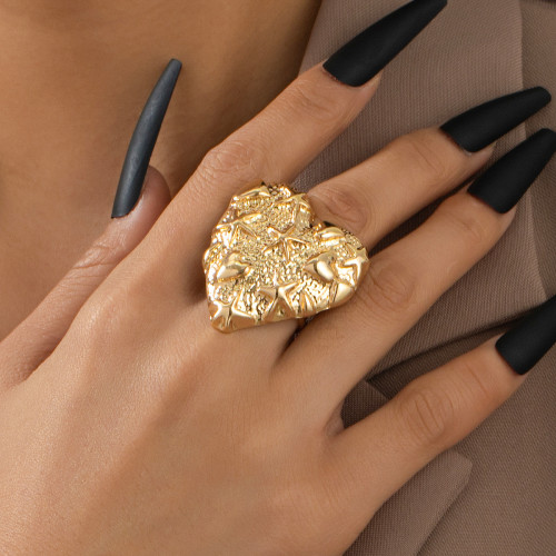 Gold Daily Heart Shaped Rings