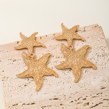 Gold Daily Solid Color Earrings