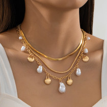 Gold Casual Daily Chains Necklaces