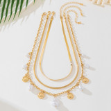 Gold Casual Daily Chains Necklaces