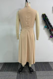 Black Casual Solid Color Basic Half A Turtleneck Sleeveless Dresses