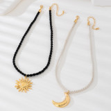 Gold Casual Weave Necklaces
