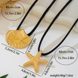 Gold Casual Solid Color Necklaces