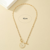 Silver Casual Solid Color Chains Necklaces