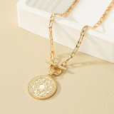 Silver Casual Solid Color Chains Necklaces