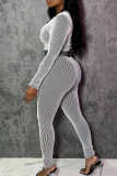 Black Casual Solid Color Zipper Zipper Collar Long Sleeve Two Pieces