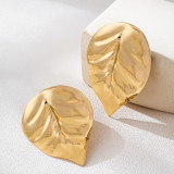 Gold Casual Leaves Earrings