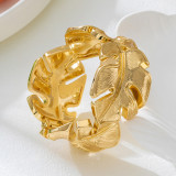 Gold Daily Leaves Bracelet