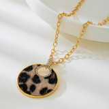 Gold Daily Leopard Print Chains Necklaces
