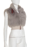 Grey Sexy Solid Color Zipper O Neck Tops