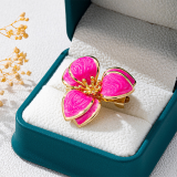 White Daily Flowers Brooch