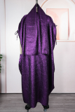 Champagne Casual Solid Color Draw String Ruched V Neck Long Dresses