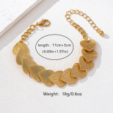 Gold Daily Heart Shaped Bracelets