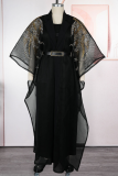 Green Casual Solid Color With Belt Turndown Collar Long Sleeve Two Pieces