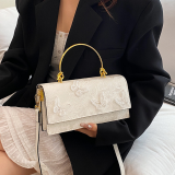 Cream White Daily Butterfly Metal Accessories Trim Bags