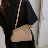 Black Daily Solid Color Irregular Bags