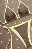 Coffee Sexy Vacation Polka Dot 3 Piece Sets