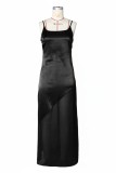 Camel Sexy Prom Solid Color Spaghetti Strap Dresses
