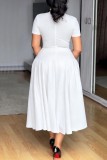 Black Plus Size Formal Solid Color V Neck A Line Plus Size Dresses