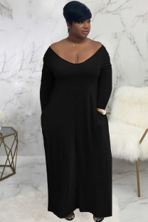 Black Polyester adult Sexy Fashion Cap Sleeve Long Sleeves O neck Asymmetrical Ankle-Length asymmetrical S