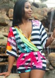 colour Print Casual Jumpsuits & Rompers